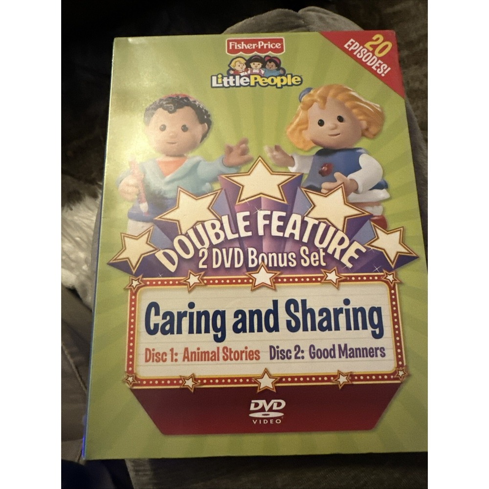 Fisher-Price Little People: Caring & Sharing (DVD, 2013, 2-Disc Set) New Sealed